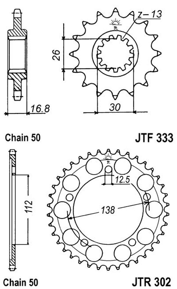 Звезда задняя DCR 1306.42 CBR 900 RR 00-01 - Звезды SIAM - цепи и звезды - Мотозапчасти - Интернет-магазин мотоэкипировки и мотозапчастей MотоГанза