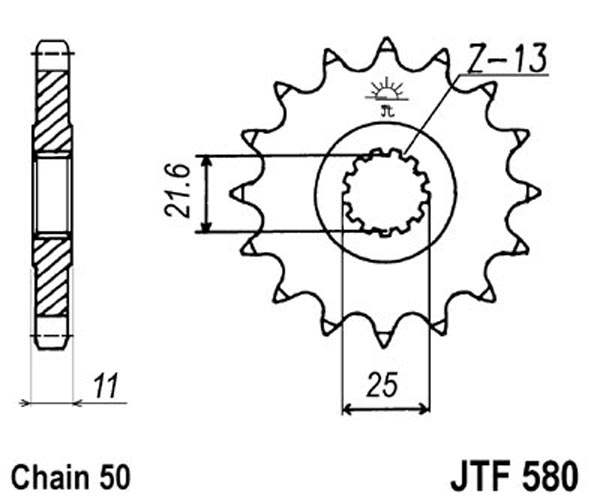 Звезда передняя DCF 580.17 FZX75086-97 - Звезды SIAM - цепи и звезды - Мотозапчасти - Интернет-магазин мотоэкипировки и мотозапчастей MотоГанза