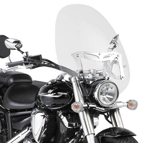 GIVI Стекло ветровое Yamaha XVS 1300 Midnight Star (07-16) - Лобовые стекла GIVI  - лобовые стекла - Аксессуары - Интернет-магазин мотоэкипировки и мотозапчастей MотоГанза