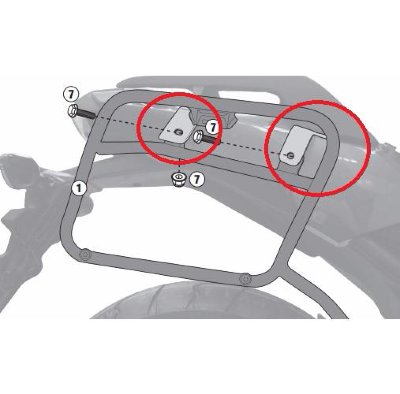 GIVI Комплект крепежа для PL1146CAM - GIVI кофры и сумки - кофры и сумки - Аксессуары - Интернет-магазин мотоэкипировки и мотозапчастей MотоГанза