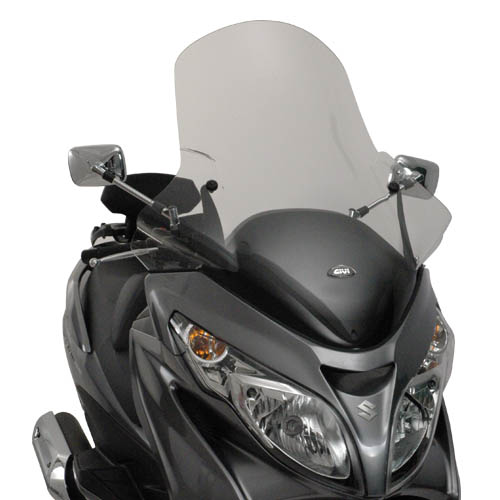 GIVI Стекло ветровое Suzuki Burgman 400 (06-16) - Лобовые стекла GIVI  - лобовые стекла - Аксессуары - Интернет-магазин мотоэкипировки и мотозапчастей MотоГанза