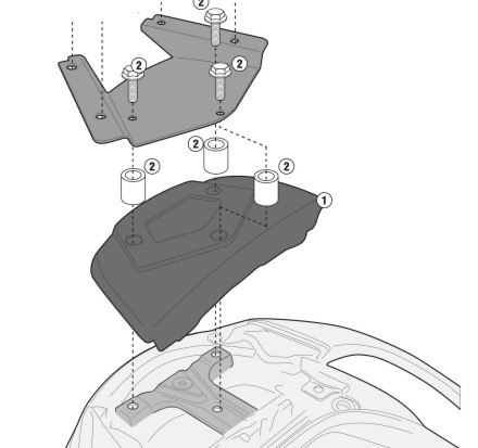 GIVI Комплект для установки TE2118 (Suzuki Burgman 650/650 Execut - GIVI кофры и сумки - кофры и сумки - Аксессуары - Интернет-магазин мотоэкипировки и мотозапчастей MотоГанза