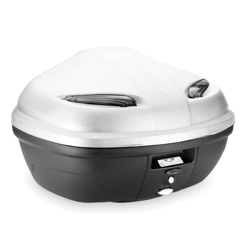 KAPPA Monolock Кофр 47 литров белый K47B MANTA - KAPPA Кофры и площадки - кофры и сумки - Аксессуары - Интернет-магазин мотоэкипировки и мотозапчастей MотоГанза