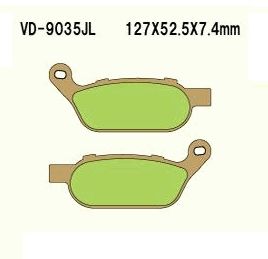 Тормозные колодки VESRAH VD 9035JL - VESRAH дисковые - тормозные колодки - Мотозапчасти - Интернет-магазин мотоэкипировки и мотозапчастей MотоГанза