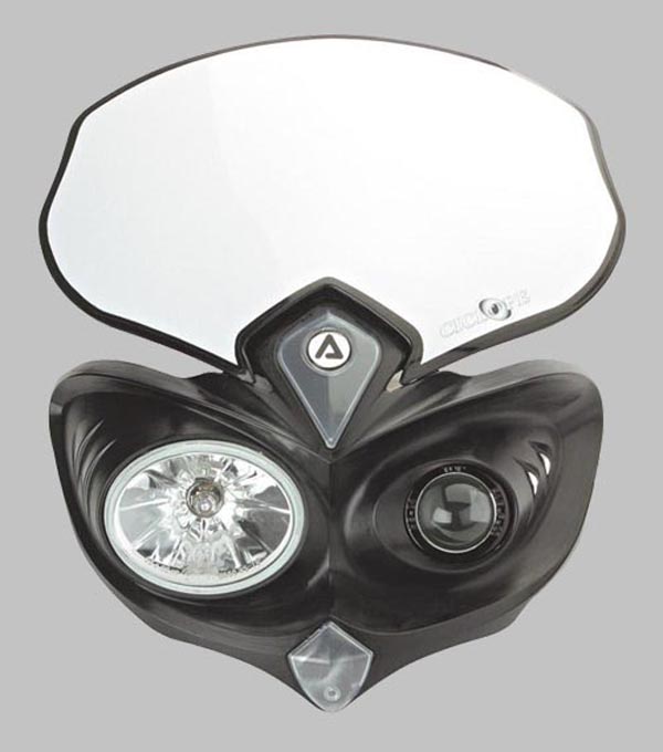 ACERBIS Фара CYCLOPE черная - оптика - Аксессуары - Интернет-магазин мотоэкипировки и мотозапчастей MотоГанза