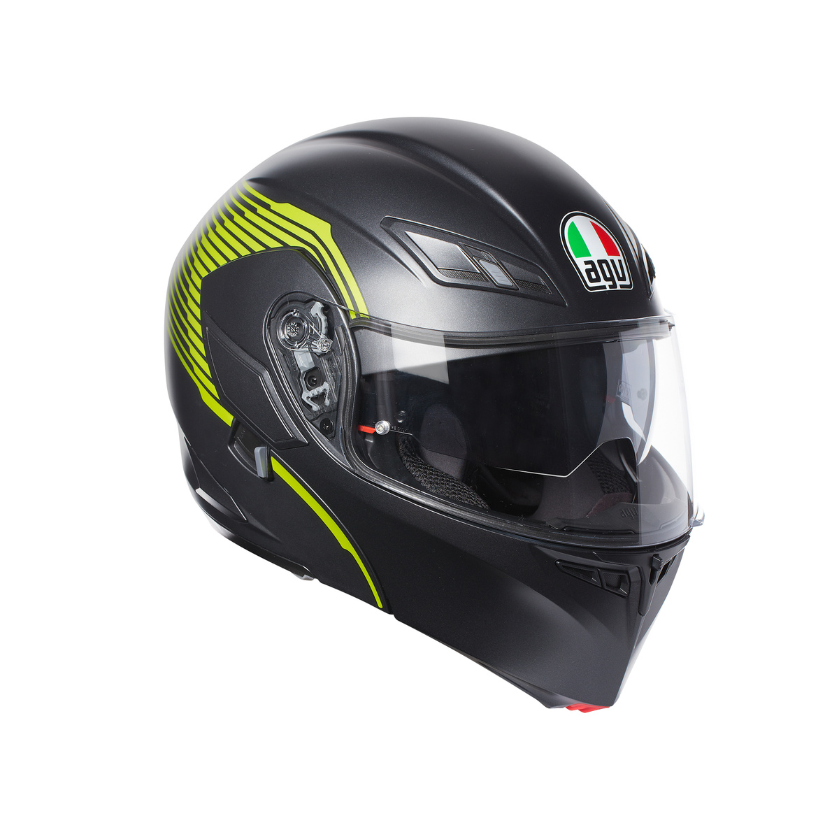 AGV Шлем COMPACT ST черно-желтый - AGV - Мотошлемы - Интернет-магазин мотоэкипировки и мотозапчастей MотоГанза