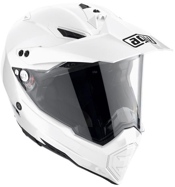 AGV Шлем AX-8 DUAL EVO белый - AGV - Мотошлемы - Интернет-магазин мотоэкипировки и мотозапчастей MотоГанза