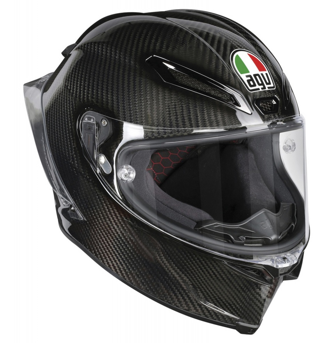 AGV Шлем PISTA GP R глянцевый карбон - AGV - Мотошлемы - Интернет-магазин мотоэкипировки и мотозапчастей MотоГанза