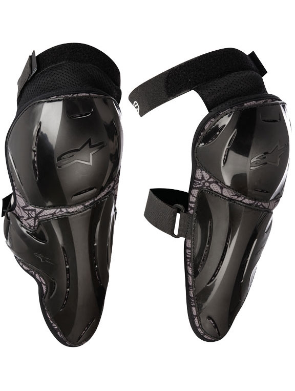 ALPINESTARS Наколенники детскиеYOUTH  VAPOR KNEE PROTECT черно-тeмно-серые - ALPINESTARS Защита - защита - Мотоэкипировка - Интернет-магазин мотоэкипировки и мотозапчастей MотоГанза
