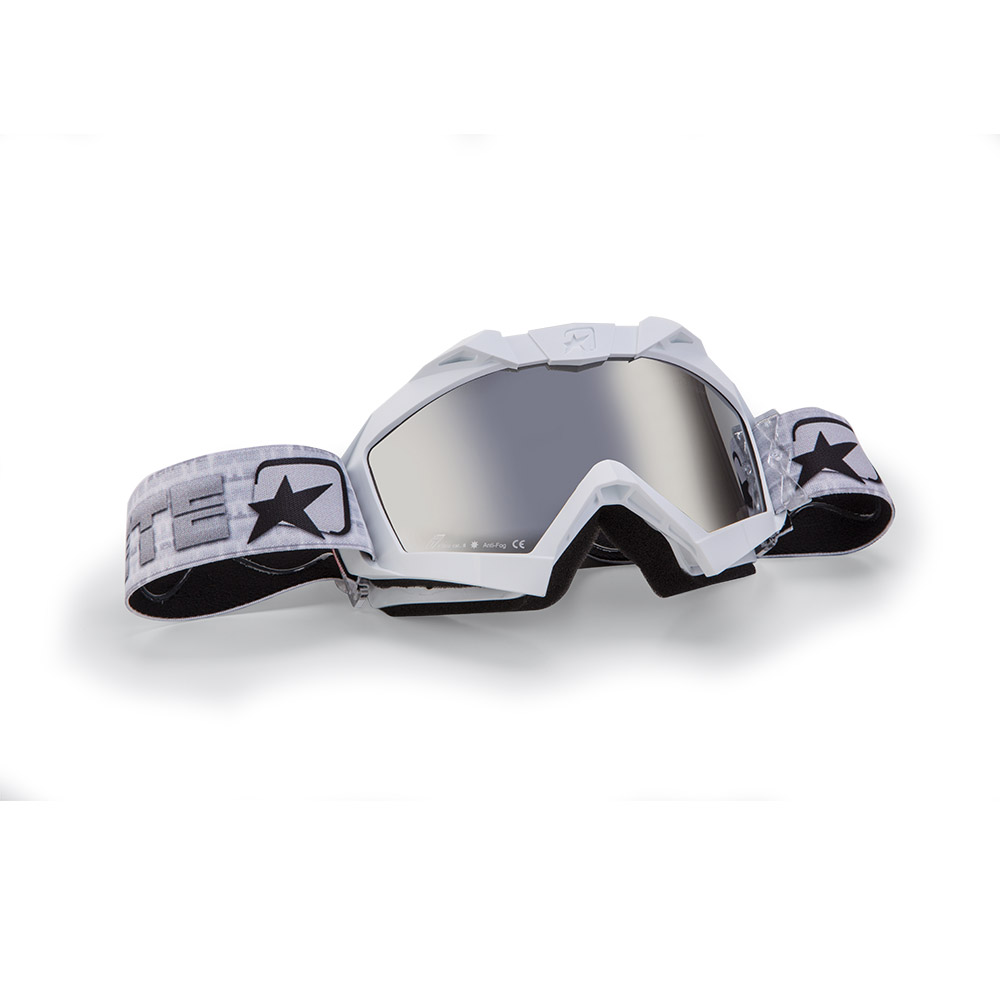 ARIETE ADRENALINE PRIMIS Очки бело/серебристые - Ariete кроссовые очки - прочее - Мотоэкипировка - Интернет-магазин мотоэкипировки и мотозапчастей MотоГанза