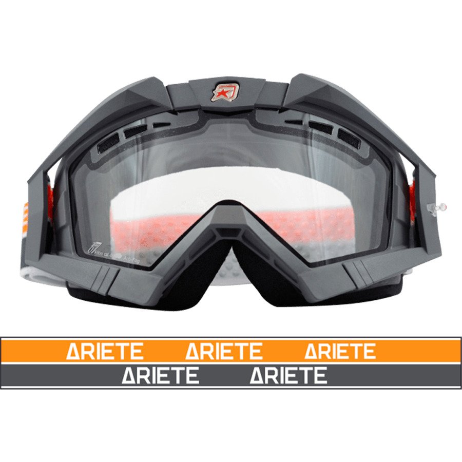 ARIETE Очки RC FLOW серые (двойная линза с вентиляцией) - Ariete кроссовые очки - прочее - Мотоэкипировка - Интернет-магазин мотоэкипировки и мотозапчастей MотоГанза