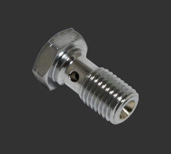 Болт одинарный метрический 10*1,25MM станд. хром - GOODRIDGE Армированые шланги - прочее - Мотозапчасти - Интернет-магазин мотоэкипировки и мотозапчастей MотоГанза