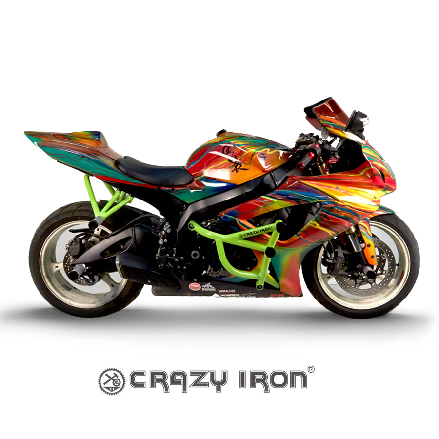 CRAZY IRON Клетка PRO SUZUKI GSXR600/750 `06-07 - CRAZY IRON - Дуги и защита - Аксессуары - Интернет-магазин мотоэкипировки и мотозапчастей MотоГанза