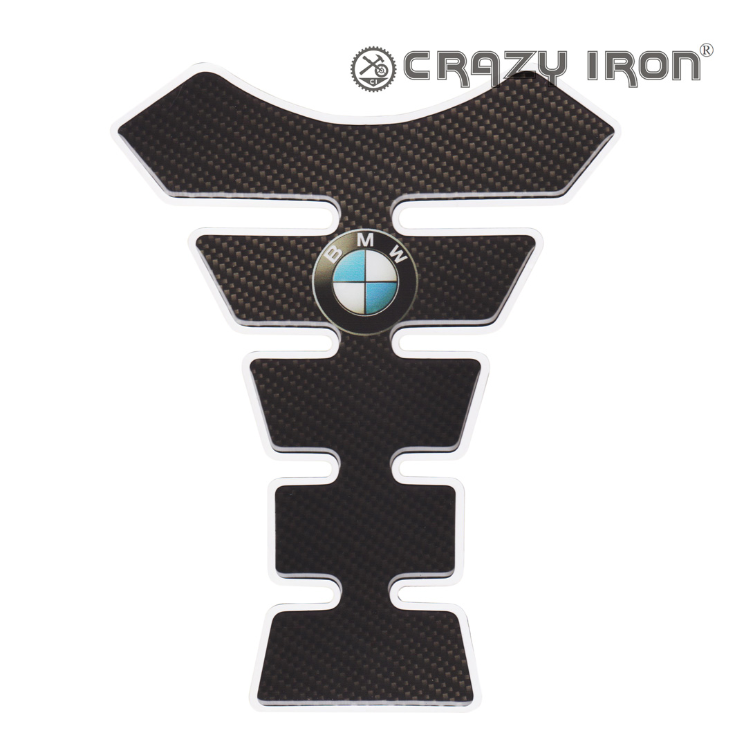 CRAZY IRON Наклейка на бак BMW ч/б (текстура карбон) - прочее - Аксессуары - Интернет-магазин мотоэкипировки и мотозапчастей MотоГанза