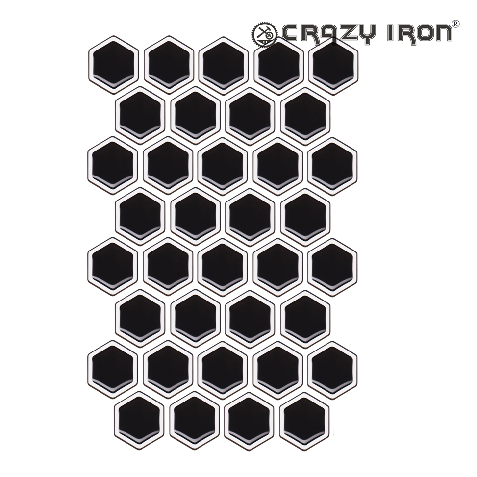 CRAZY IRON Наклейка на бак боковая HONEY черная - прочее - Аксессуары - Интернет-магазин мотоэкипировки и мотозапчастей MотоГанза