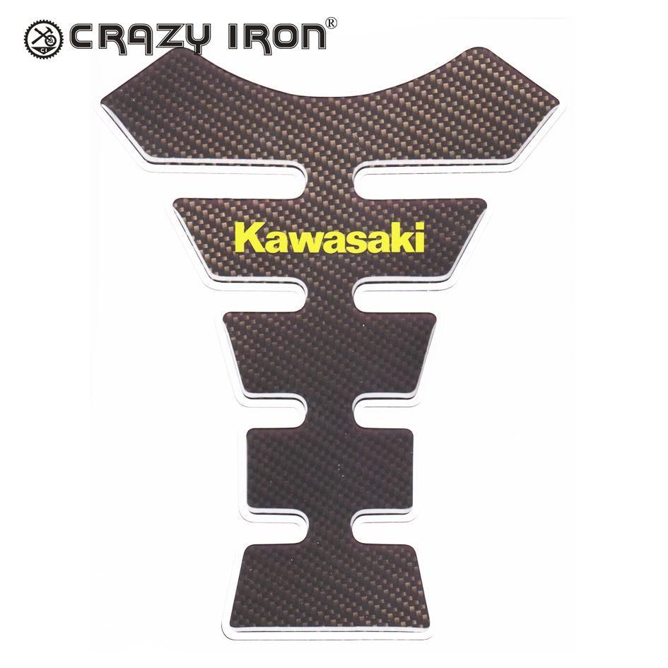 CRAZY IRON Наклейка на бак KAWASAKI GREEN текстура карбон - прочее - Аксессуары - Интернет-магазин мотоэкипировки и мотозапчастей MотоГанза