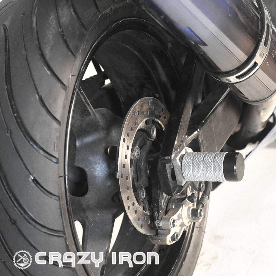 CRAZY IRON Пеги в ось заднего колеса SUZUKI GSXR600/750 `04-`05 - CRAZY IRON - Дуги и защита - Аксессуары - Интернет-магазин мотоэкипировки и мотозапчастей MотоГанза