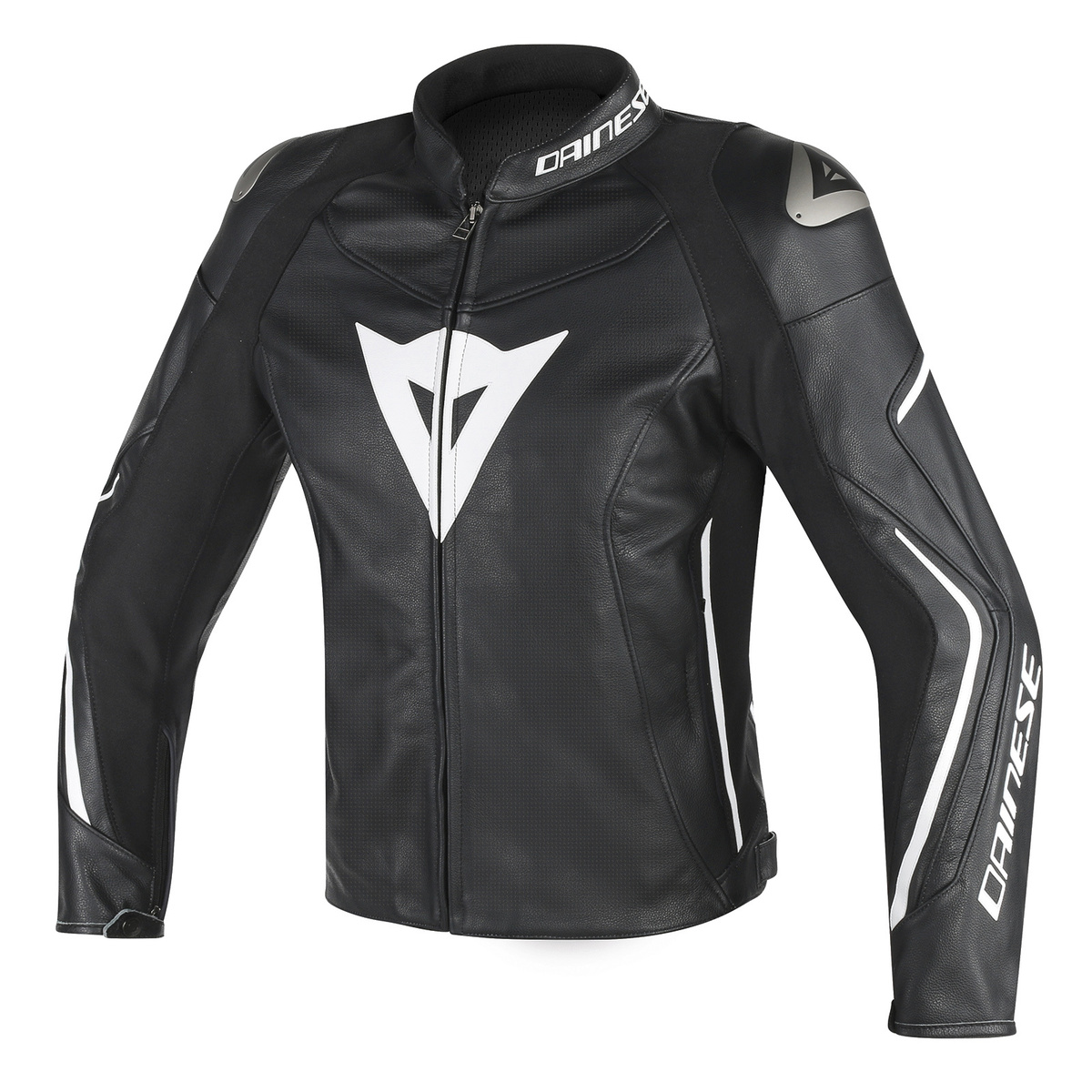 DAINESE Куртка ASSEN 948 черно-белая перфорированная - DAINESE Куртки - куртки - Мотоэкипировка - Интернет-магазин мотоэкипировки и мотозапчастей MотоГанза