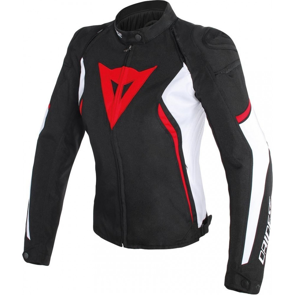 DAINESE AVRO D2 858 TEX Куртка женская ткань черный/белый/красный - DAINESE Куртки - куртки - Мотоэкипировка - Интернет-магазин мотоэкипировки и мотозапчастей MотоГанза