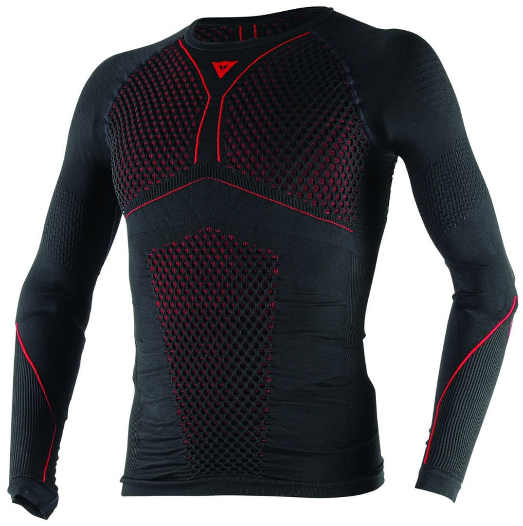 DAINESE Термобелье с длинным рукавом D-CORE THERMO 606 черно-красное  - DAINESE Термобелье и футболки - прочее - Мотоэкипировка - Интернет-магазин мотоэкипировки и мотозапчастей MотоГанза