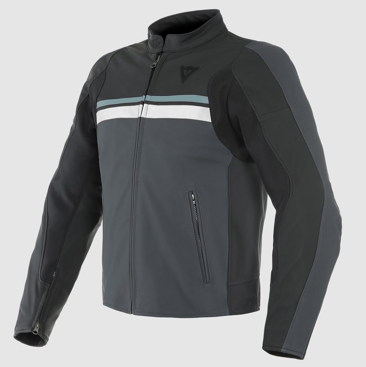 DAINESE Куртка кожаная HF 3 10F черно-серая - DAINESE Куртки - куртки - Мотоэкипировка - Интернет-магазин мотоэкипировки и мотозапчастей MотоГанза