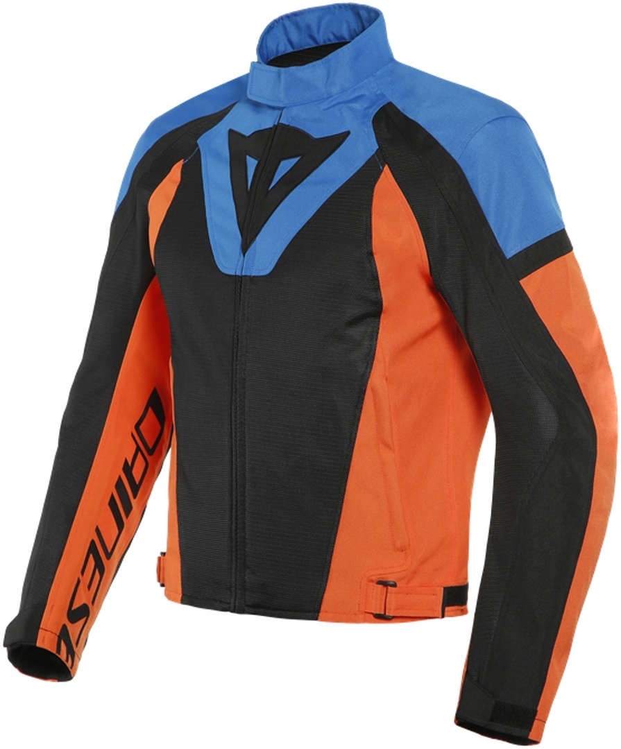 DAINESE Куртка ткань LEVANTE AIR 61F черно-сине-оранжевая - DAINESE Куртки - куртки - Мотоэкипировка - Интернет-магазин мотоэкипировки и мотозапчастей MотоГанза