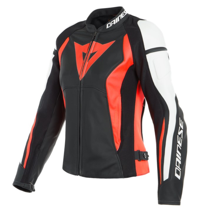 Куртка кожаная женская DAINESE NEXUS W12 черный/красный/белый - DAINESE Куртки - куртки - Мотоэкипировка - Интернет-магазин мотоэкипировки и мотозапчастей MотоГанза
