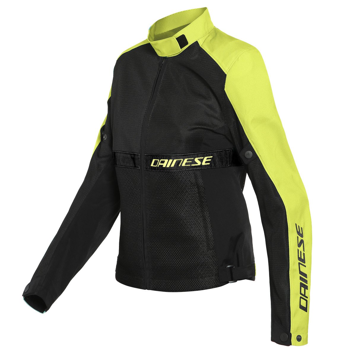 DAINESE RIBELLE AIR 620 Куртка ткань женская черный/флуоресцентный желтый - DAINESE Куртки - куртки - Мотоэкипировка - Интернет-магазин мотоэкипировки и мотозапчастей MотоГанза
