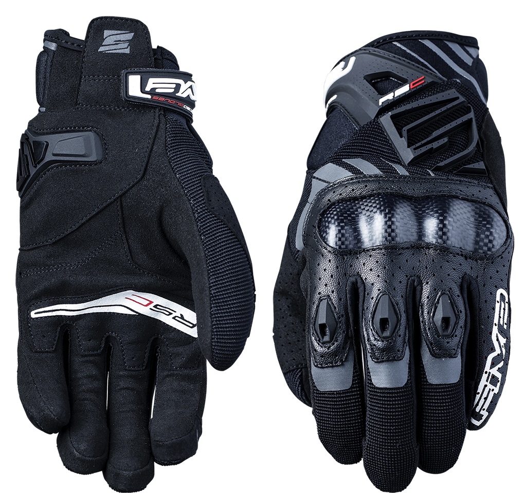 FIVE Перчатки RS-C GLOVE черные - Перчатки FIVE - перчатки - Мотоэкипировка - Интернет-магазин мотоэкипировки и мотозапчастей MотоГанза