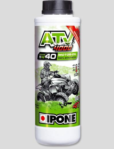Масло 4T ATV 4000 10W40 1 литр полусинтетика - IPONE - масла и жидкости - Мотозапчасти - Интернет-магазин мотоэкипировки и мотозапчастей MотоГанза