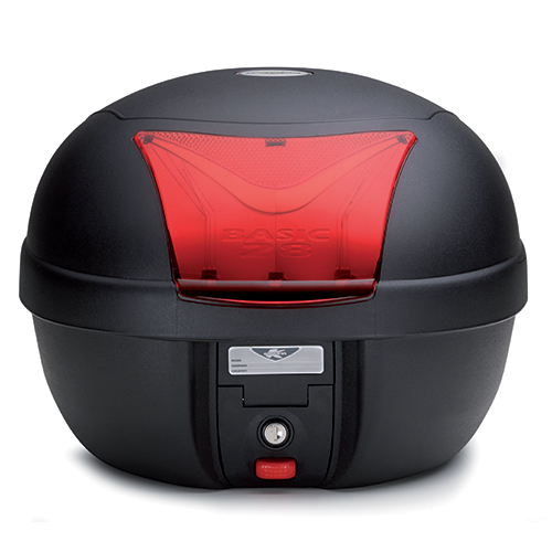 KAPPA Monolock K28BAS Кофр черный матовый 28 литров  - KAPPA Кофры и площадки - кофры и сумки - Аксессуары - Интернет-магазин мотоэкипировки и мотозапчастей MотоГанза