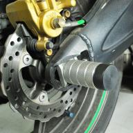 CRAZY IRON Пеги в ось заднего колеса KAWASAKI ZX6R `05-`08