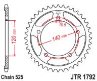 JT Звезда задняя JTR1792.48
