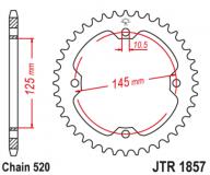JT Звезда задняя JTR1857.38