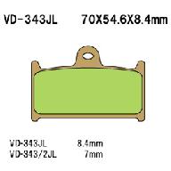 Тормозные колодки VESRAH VD 343JL