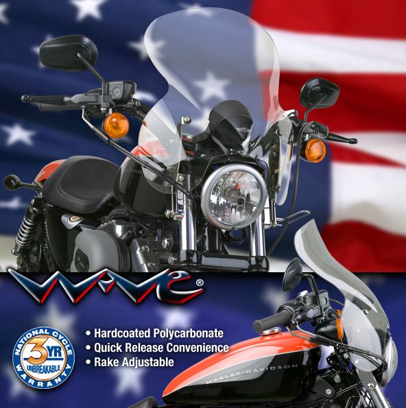 N21610 Лобовое стекло Stinger для Harley-Davidson, легко тонированное. - NATIONAL CYCLE - Аксессуары - Интернет-магазин мотоэкипировки и мотозапчастей MотоГанза