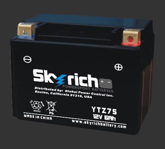 Аккумулятор SKYRICH YTZ7S - Аккумуляторы SKYRICH - аккумуляторы - Мотозапчасти - Интернет-магазин мотоэкипировки и мотозапчастей MотоГанза