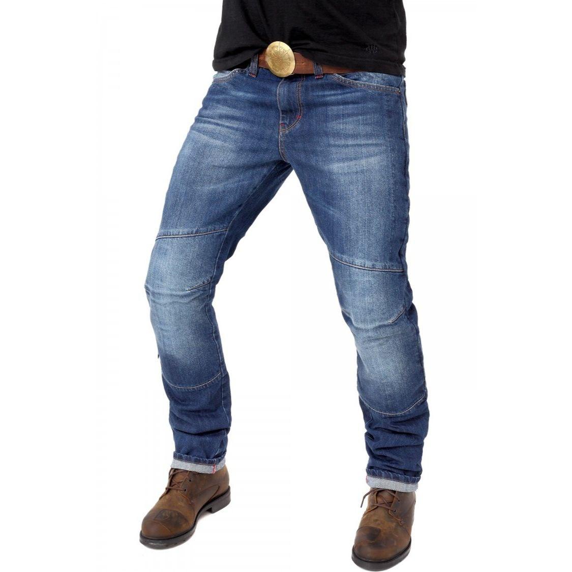 STARKS Мотоджинсы PYTHON Slim fit синие - STARKS брюки - штаны - Мотоэкипировка - Интернет-магазин мотоэкипировки и мотозапчастей MотоГанза