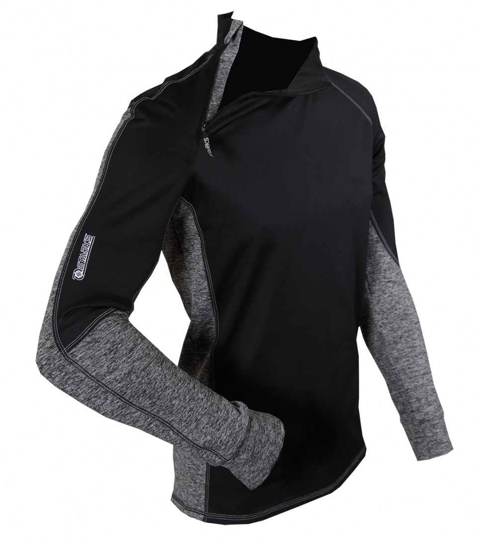STARKS Фуфайка WARM Long shirt Extreme черно-серая - прочее - Мотоэкипировка - Интернет-магазин мотоэкипировки и мотозапчастей MотоГанза