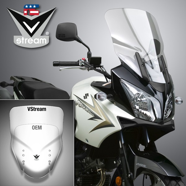 NC Лобовое стекло WS,V-STREAM, SUZ V-STROM N20213 - NATIONAL CYCLE - Аксессуары - Интернет-магазин мотоэкипировки и мотозапчастей MотоГанза