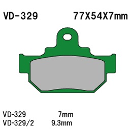 Тормозные колодки VESRAH VD 329 - VESRAH дисковые - тормозные колодки - Мотозапчасти - Интернет-магазин мотоэкипировки и мотозапчастей MотоГанза