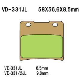 Тормозные колодки VESRAH VD 331JL - VESRAH дисковые - тормозные колодки - Мотозапчасти - Интернет-магазин мотоэкипировки и мотозапчастей MотоГанза