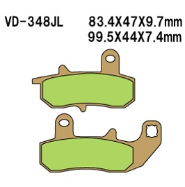 Тормозные колодки VESRAH VD 348JL - VESRAH дисковые - тормозные колодки - Мотозапчасти - Интернет-магазин мотоэкипировки и мотозапчастей MотоГанза