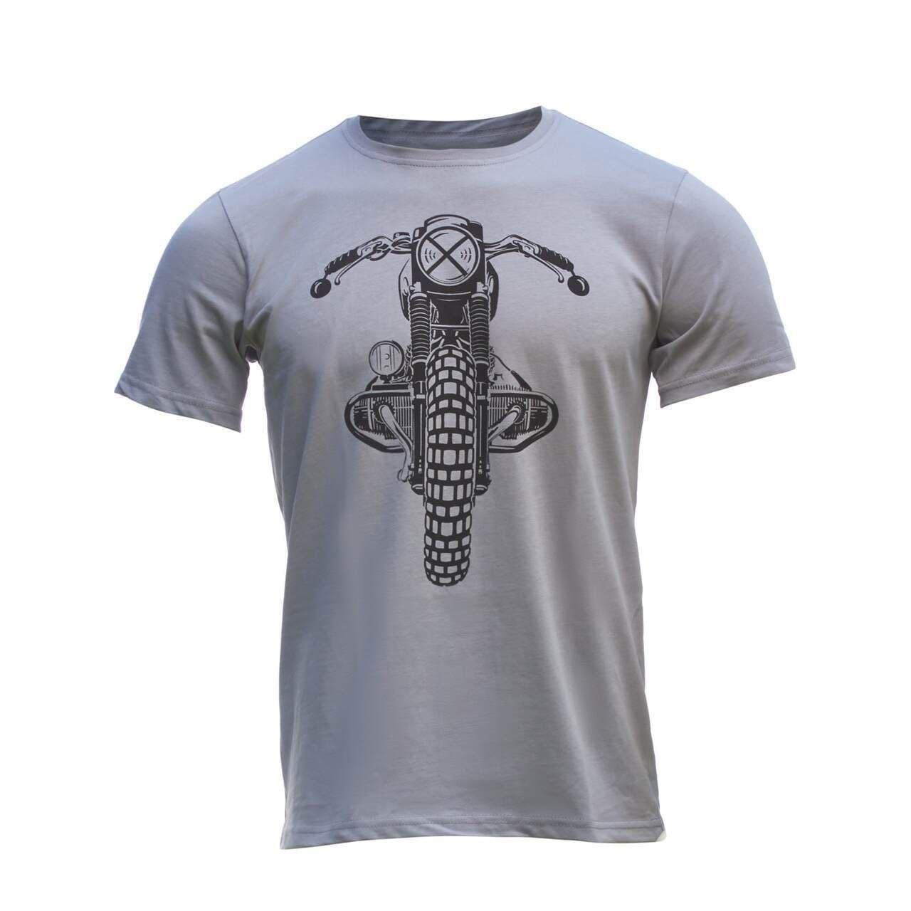 VolgaWear Футболка Каферейсер серая - VolgaWear - прочее - Мотоэкипировка - Интернет-магазин мотоэкипировки и мотозапчастей MотоГанза