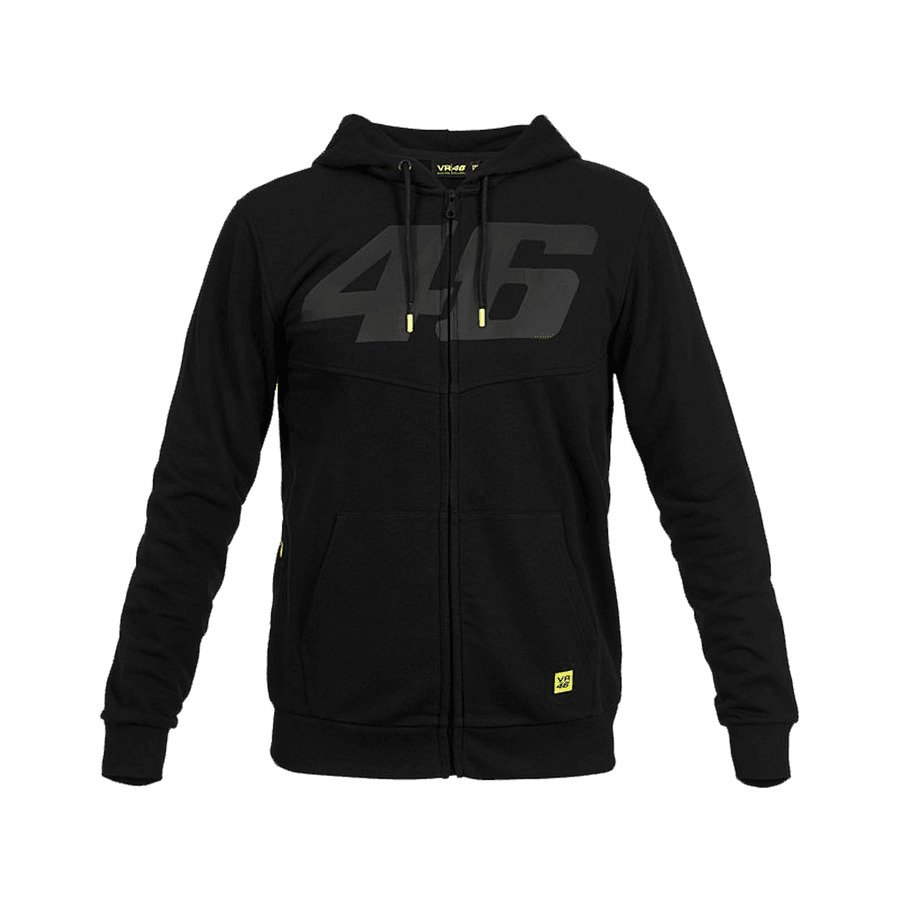 VR46 Толстовка Core 46 черная - VR 46 - прочее - Мотоэкипировка - Интернет-магазин мотоэкипировки и мотозапчастей MотоГанза