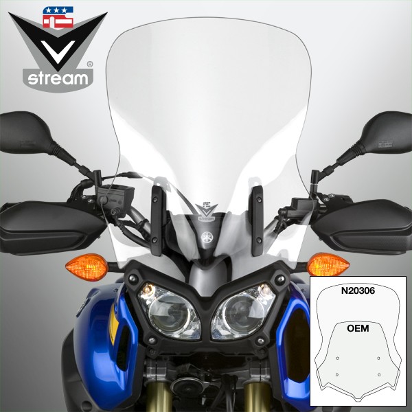 NATIONAL CYCLE N20306 Лобовое стекло YAMAHA XTZ1200 (61,5см)  - NATIONAL CYCLE - Аксессуары - Интернет-магазин мотоэкипировки и мотозапчастей MотоГанза