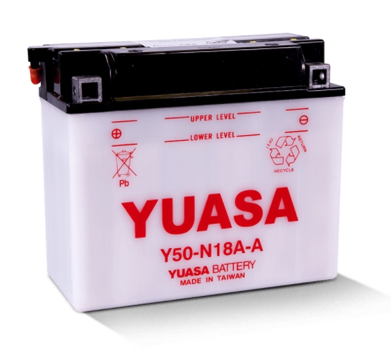 Аккумулятор YUASA Y50-N18A-A - Аккумуляторы YUASA - аккумуляторы - Мотозапчасти - Интернет-магазин мотоэкипировки и мотозапчастей MотоГанза
