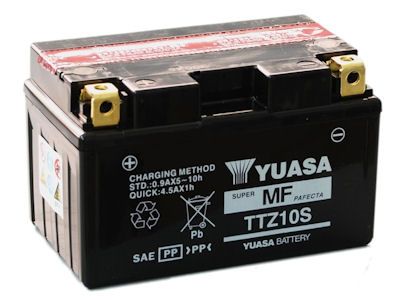 Аккумулятор YUASA TTZ10S (YTZ10S) - Аккумуляторы YUASA - аккумуляторы - Мотозапчасти - Интернет-магазин мотоэкипировки и мотозапчастей MотоГанза