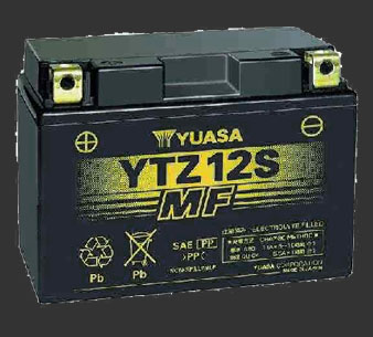 Аккумулятор YUASA YTZ12S - Аккумуляторы YUASA - аккумуляторы - Мотозапчасти - Интернет-магазин мотоэкипировки и мотозапчастей MотоГанза